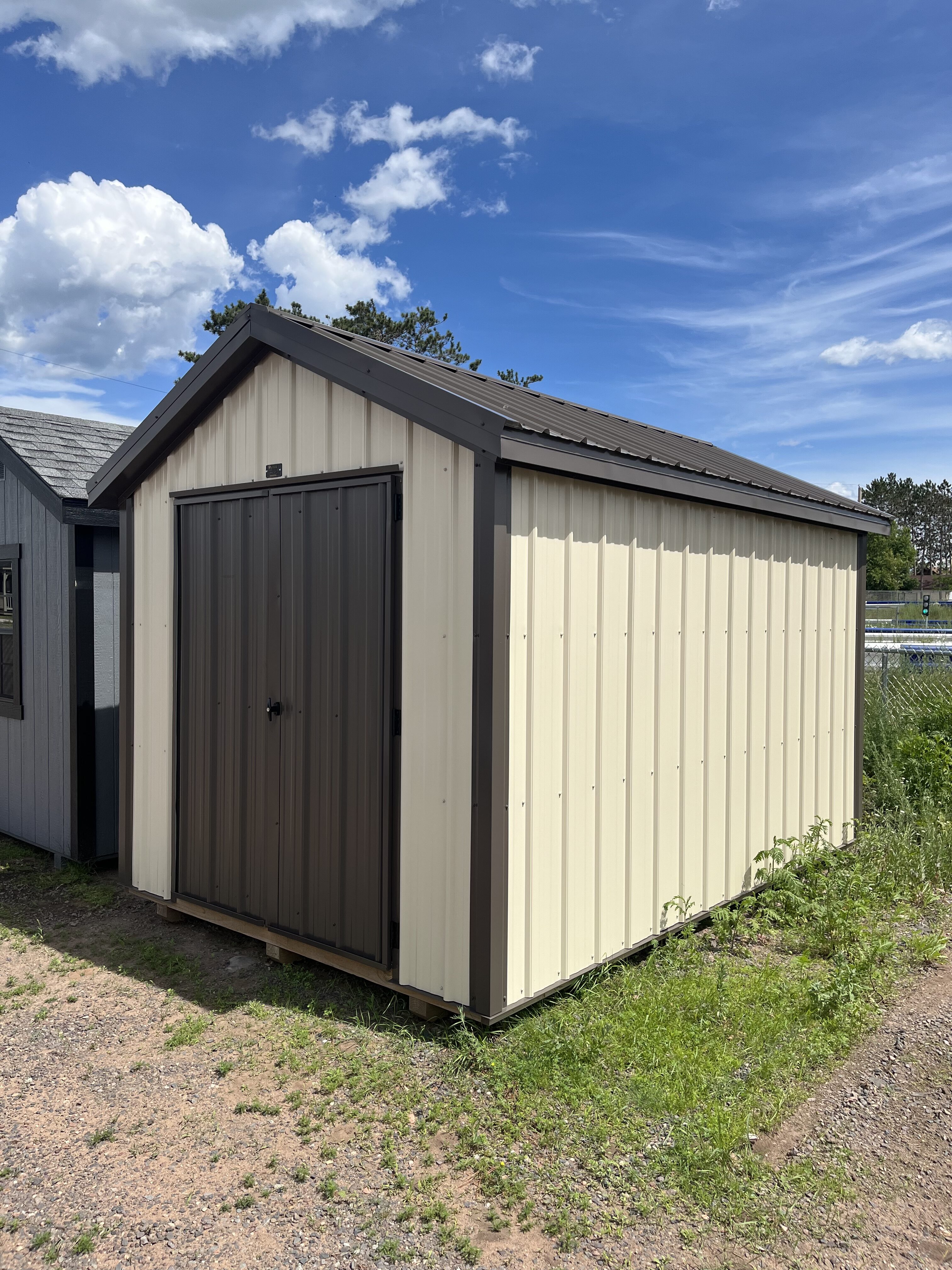 8×12 Steel Garden Shed