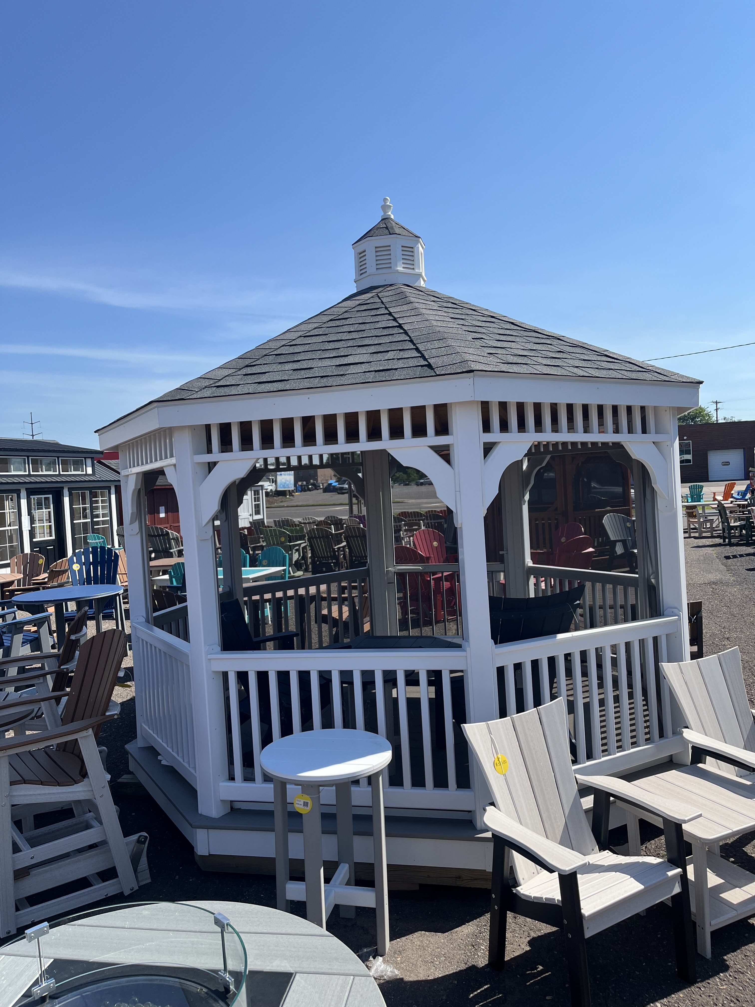 12′ Vinyl Gazebo - thumbnail 2