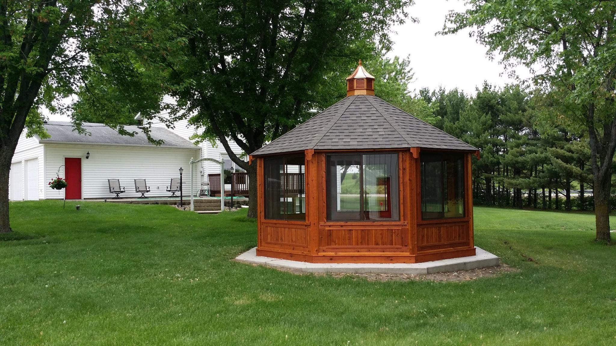 wood gazebo