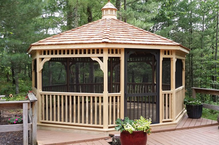 pine wood gazebos