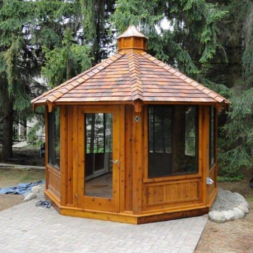 patio wood gazebo