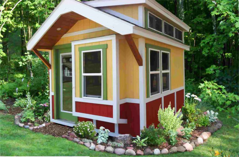 bunkhouse shed for hosting kids