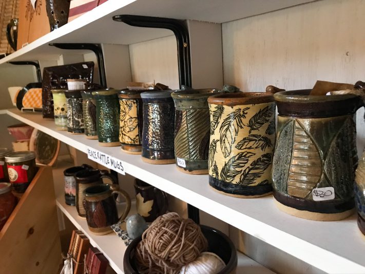 handmade pottery for sale in Spooner Wisconsin