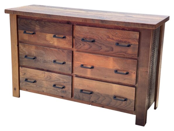 Barnwood 6 drawer dresser