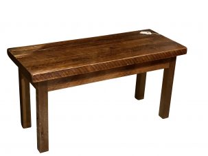 barnwood bench