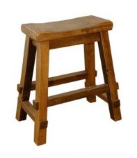 barnwood mission saddle stool