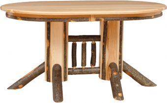 double pedestal table