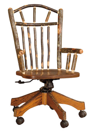 wagon wheel office chair