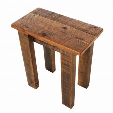 barnwood end table