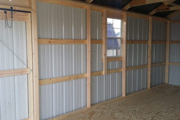 steel garage interior by northwood industries