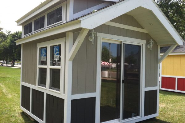 grey bunkhouse for sale in brainerd minnesota by northwood industries