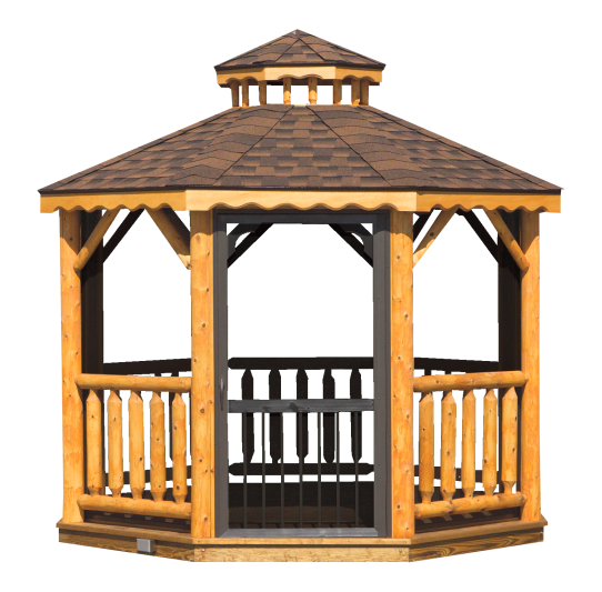 rustic log gazebo for sale near me in hayward wisconsin