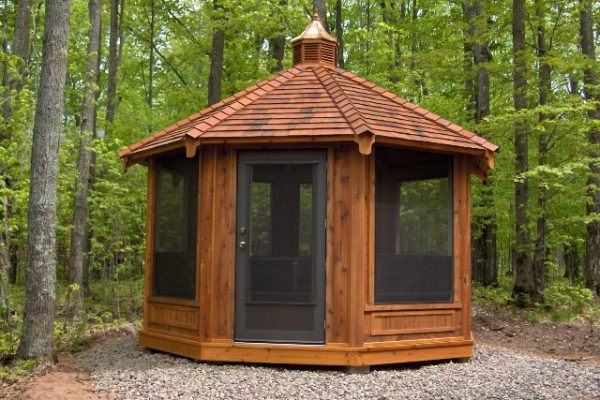 northwood industries royal cedar gazebo for park and lake front property