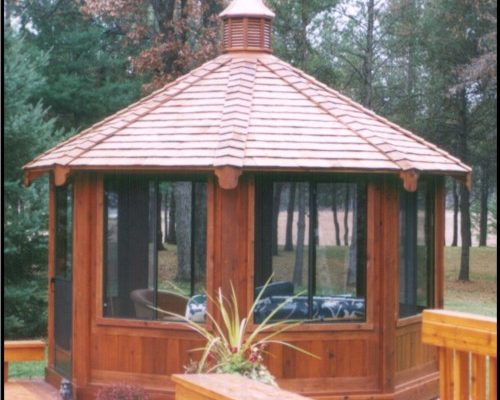 northwood industries royal cedar gazebo for vacation property