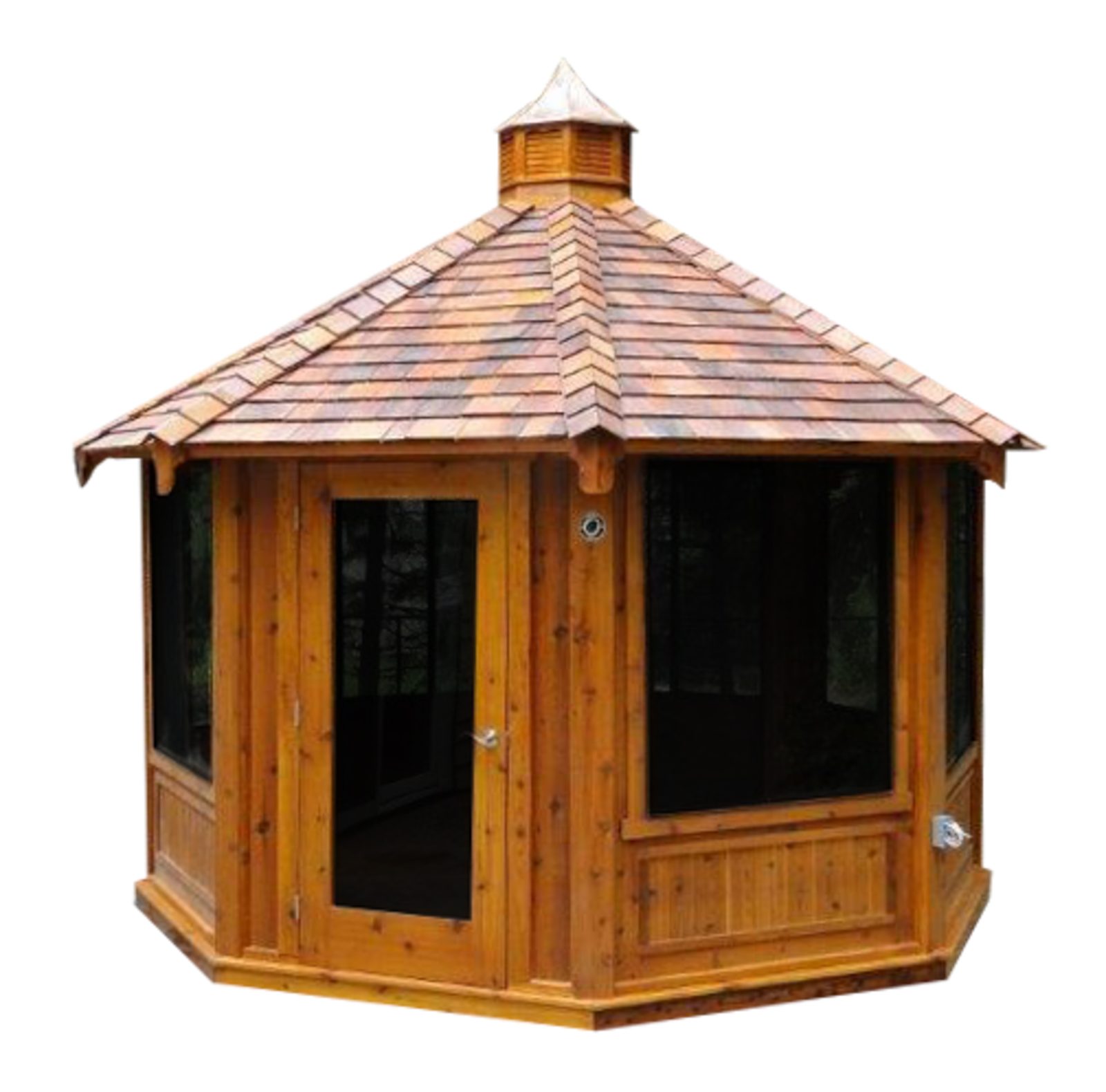 cedar gazebo close to seely WI