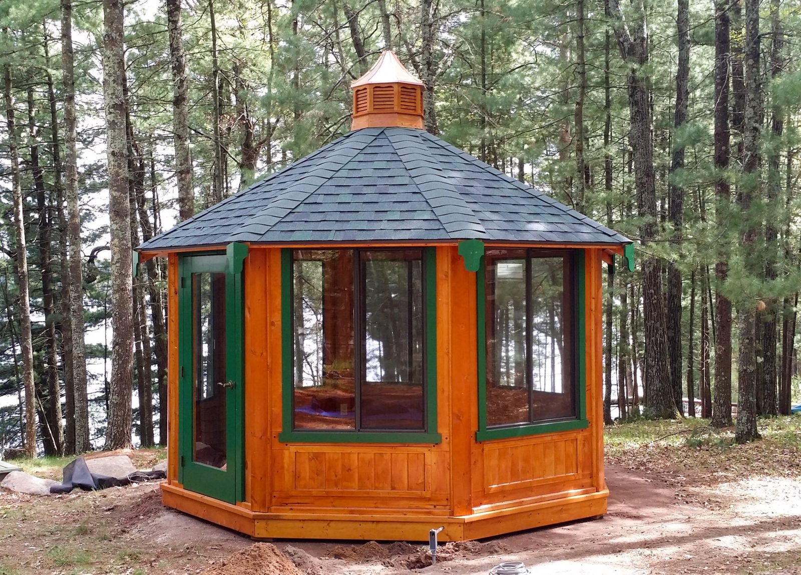 cedar gazebo mildew resistant available in northern WI