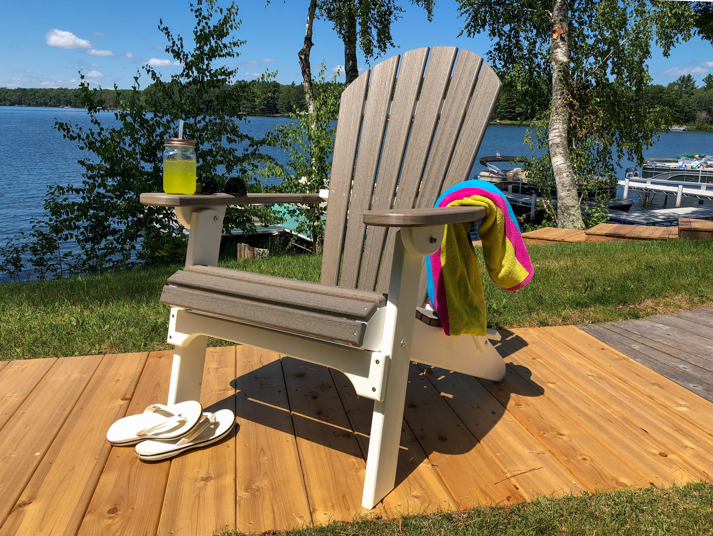 amish made poly furniture for the lake