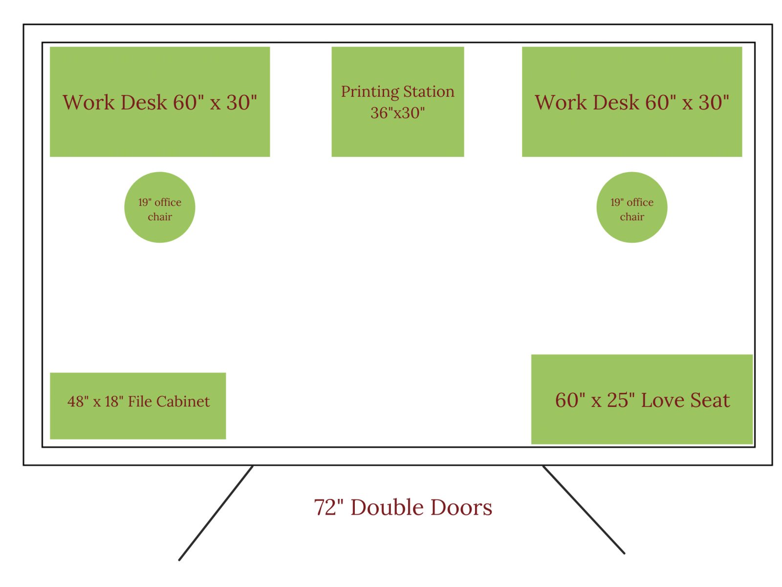 10x16 office shed layout idea in minnesota 2