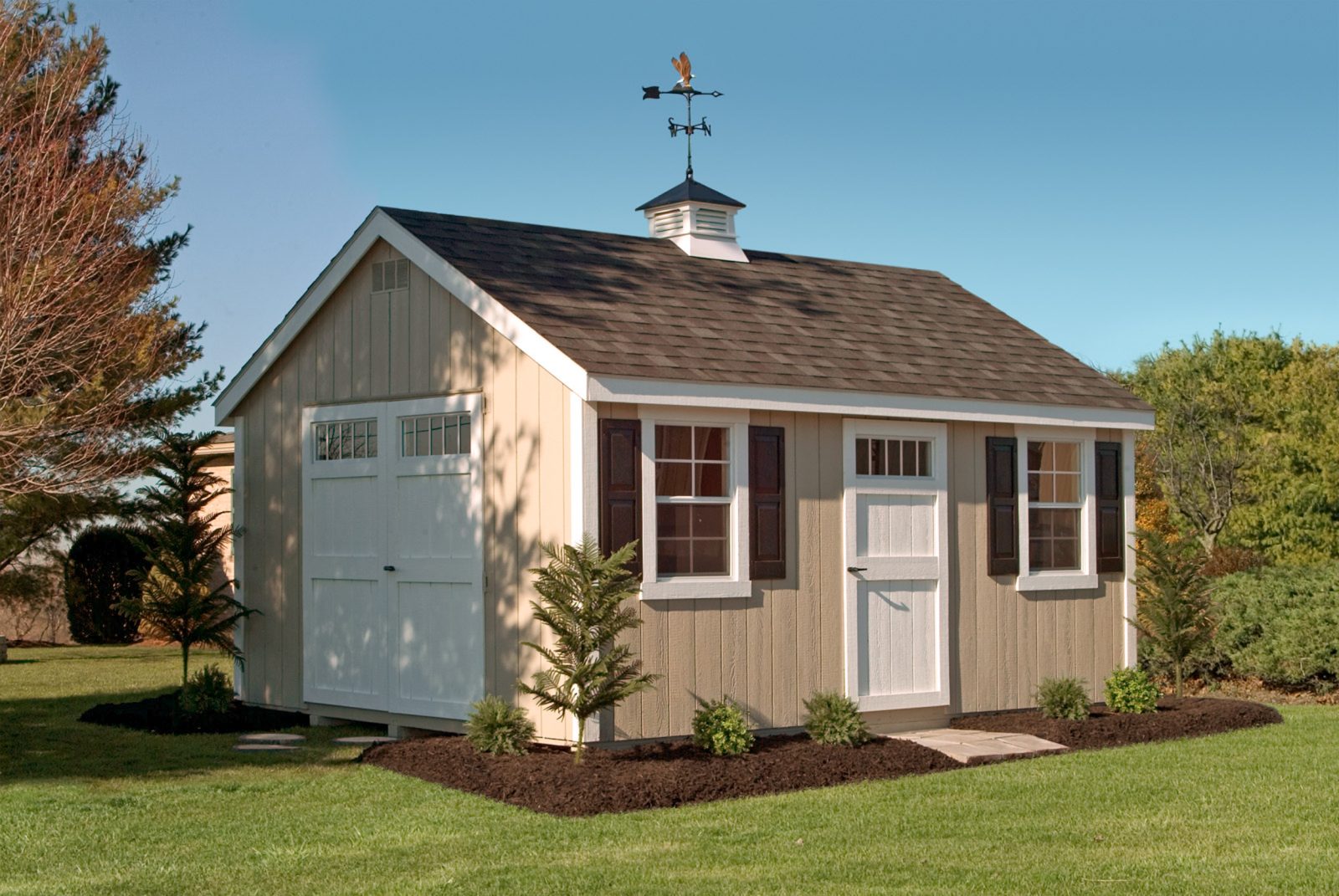 cape cod style 10x16 shed in WI