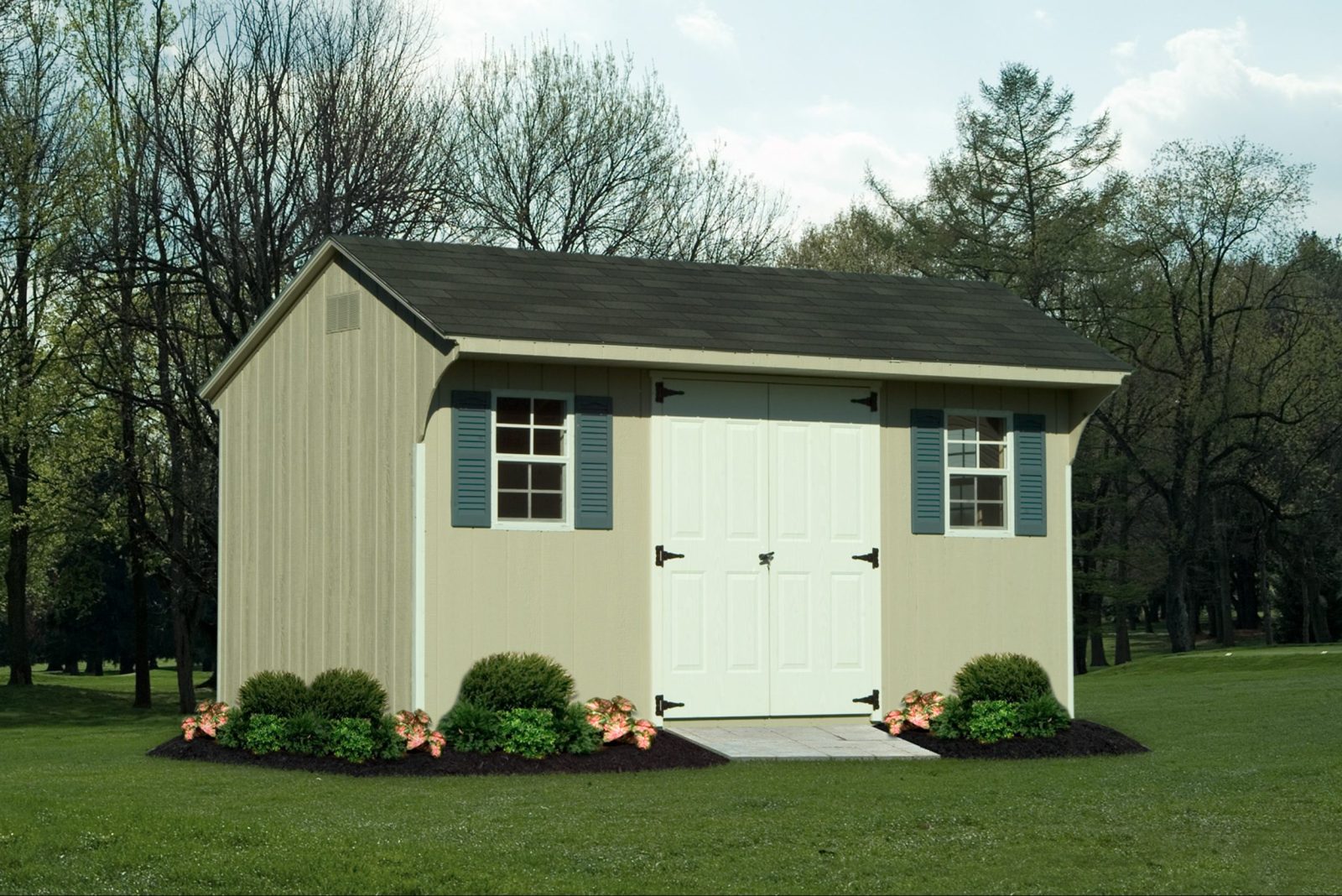 double pre hung doors for wooden garden sheds WI