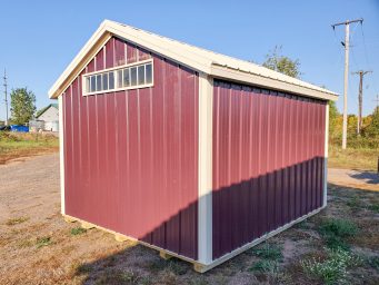 10x12 metal shed for near duluth minnesota