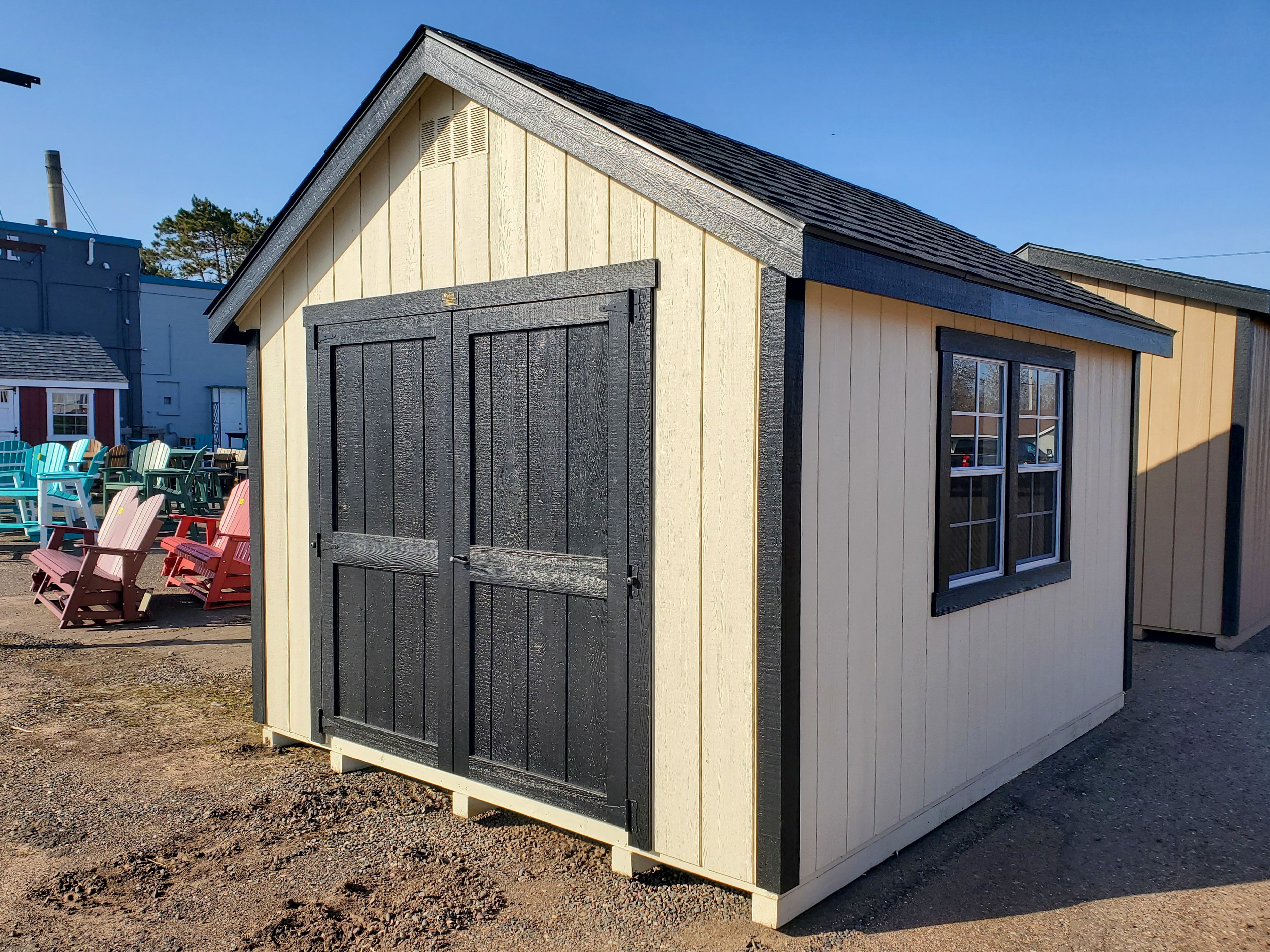 10x12 wood panel shed for sale in wisconsin