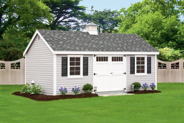 garden shed with vinyl siding and cupola cape cod style for sale minnesota