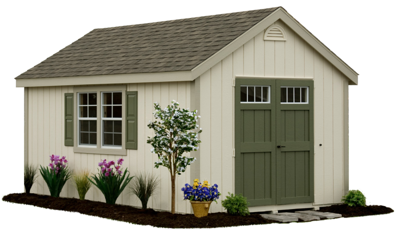 deluxe cape cod garden shed with navajo siding in st paul minnesota