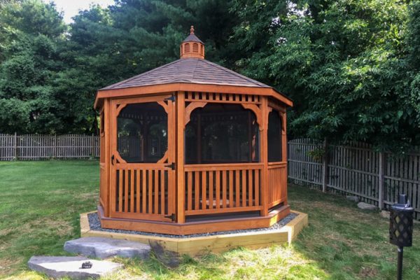 octagon treated pine wood gazebo for sale in minnesota