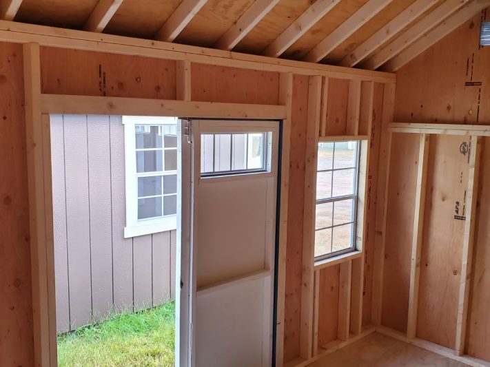 10x14 quaker storage shed for sale in minnesota interior