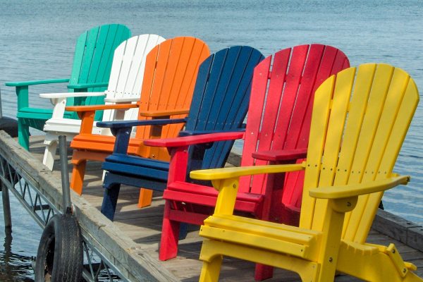 amish made folding poly adirondack chairs for sale in texas