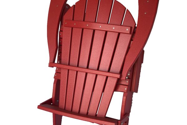 red folding poly adirondack chair for sale free shipping to florida