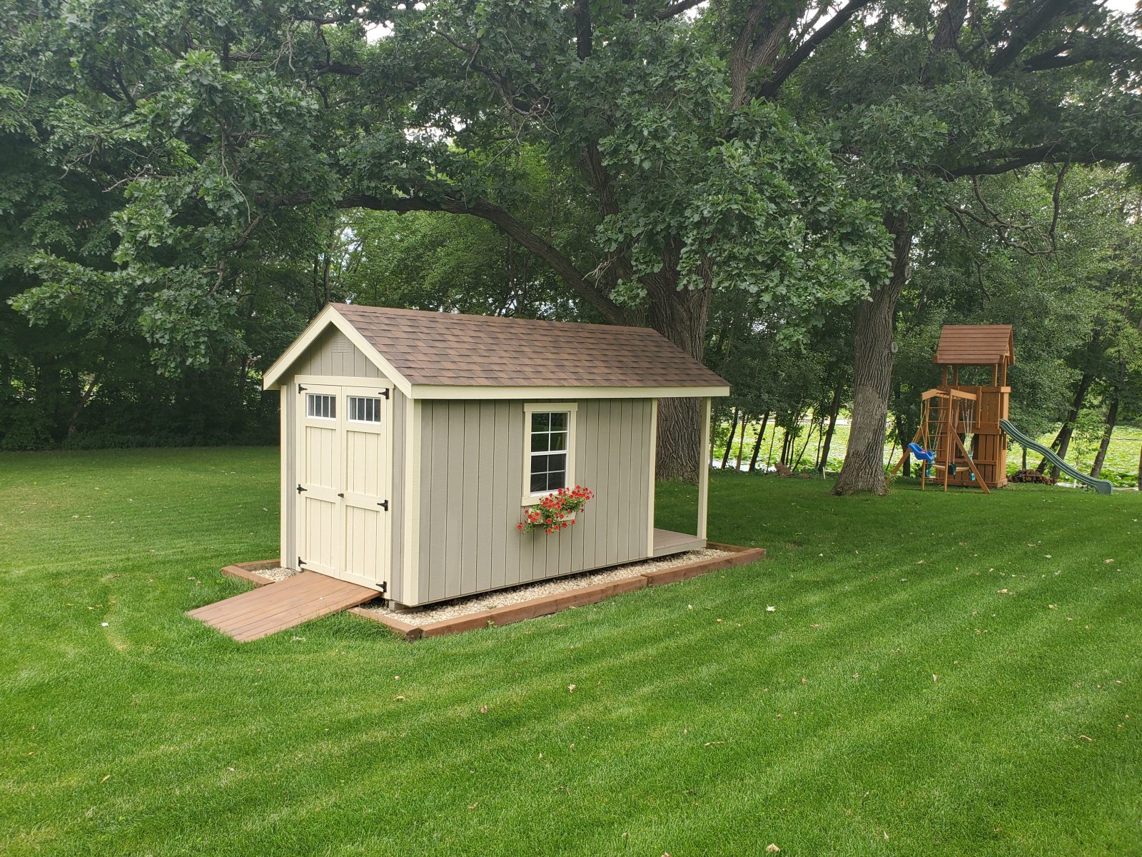 prefab shed for sale with porch near grand rapids mn