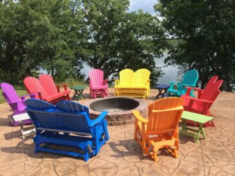 fanback outdoor patio furniture collection for sale by northwood industries