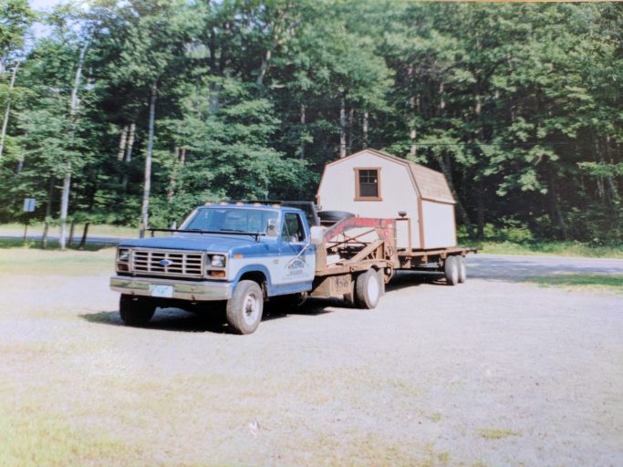 northwood industries shed company delivery truck in 1991