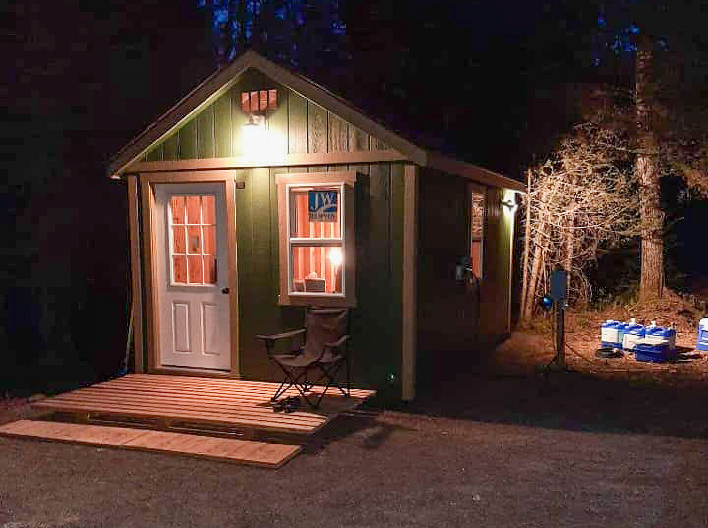 cabin shed transformation near duluth mn