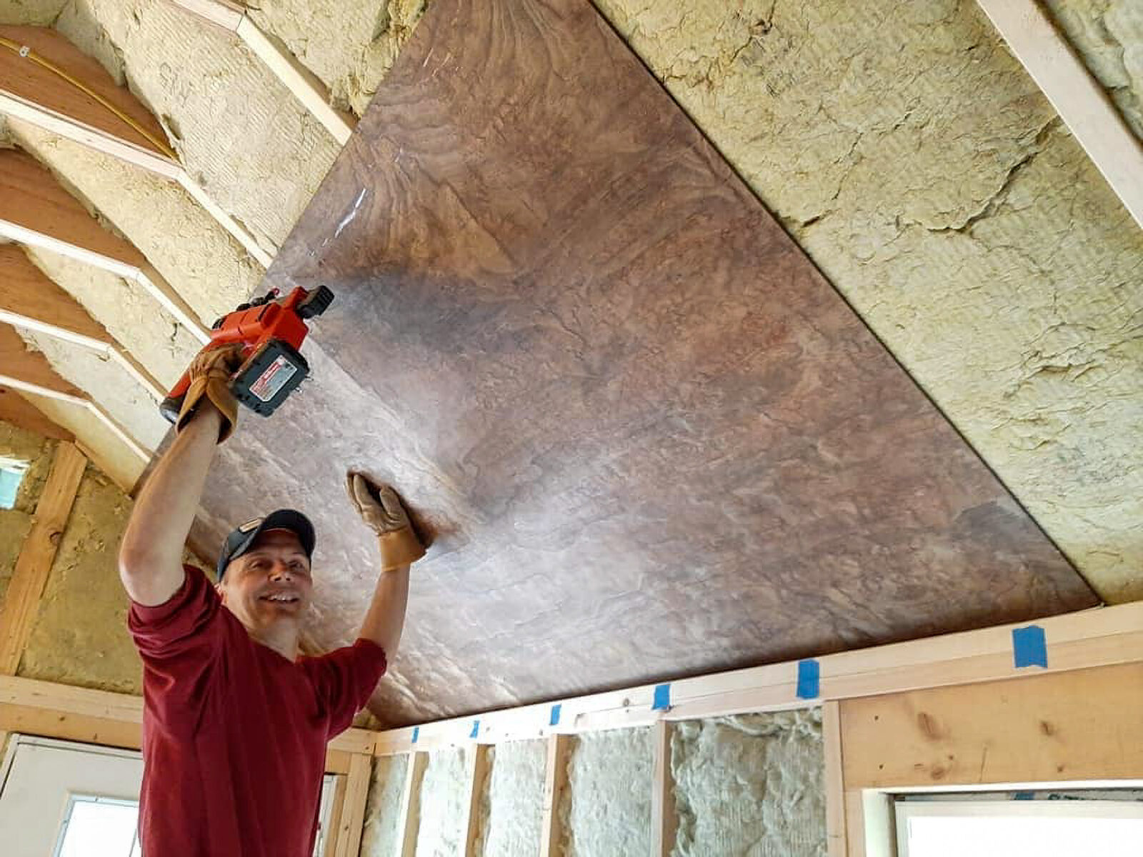 insulating a shed that is being converted into a cabin in wisconsin