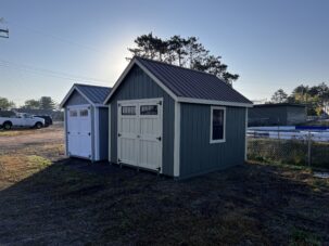 10x12 with a steel roof