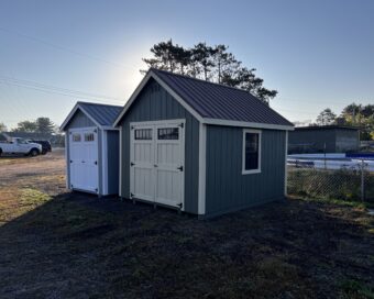 10x12 with a steel roof