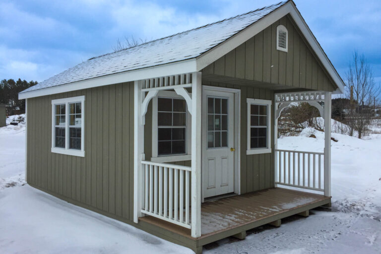 outdoor shed for extreme northern weather in wisconsin