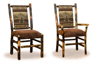 1 hickory low back chairs for sale