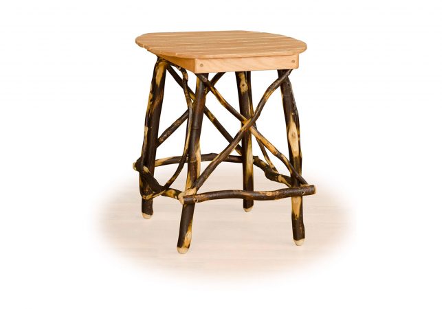 47 rustic end table