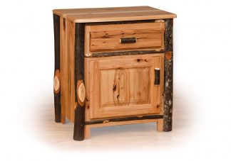 83 hickory night stand drawer door