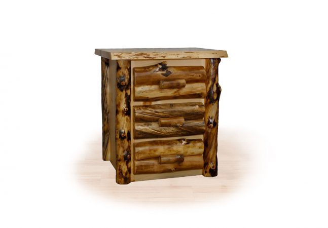 100 aspen 3 drawer night stand