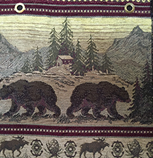 bear mountain fabric for hickory furniture