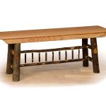 13 hickory spindle bench