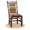 2 hickory medium back chair