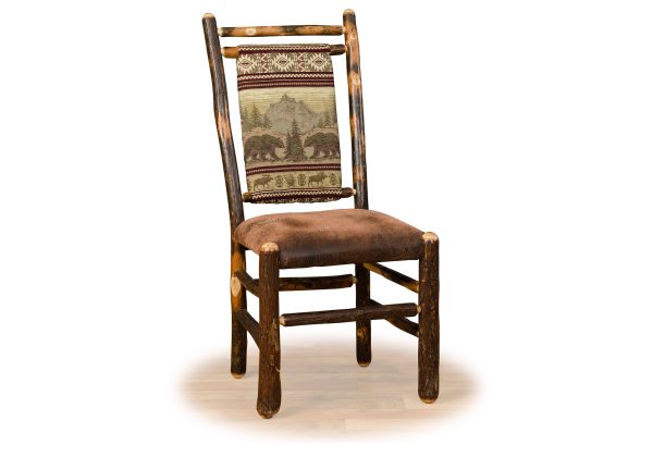 2 hickory medium back chair