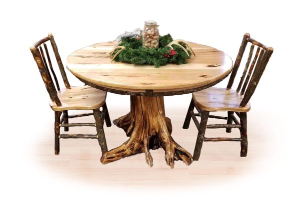 20 hickory stump table