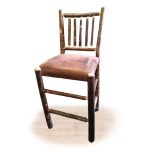 3a hickory spindle back barstool